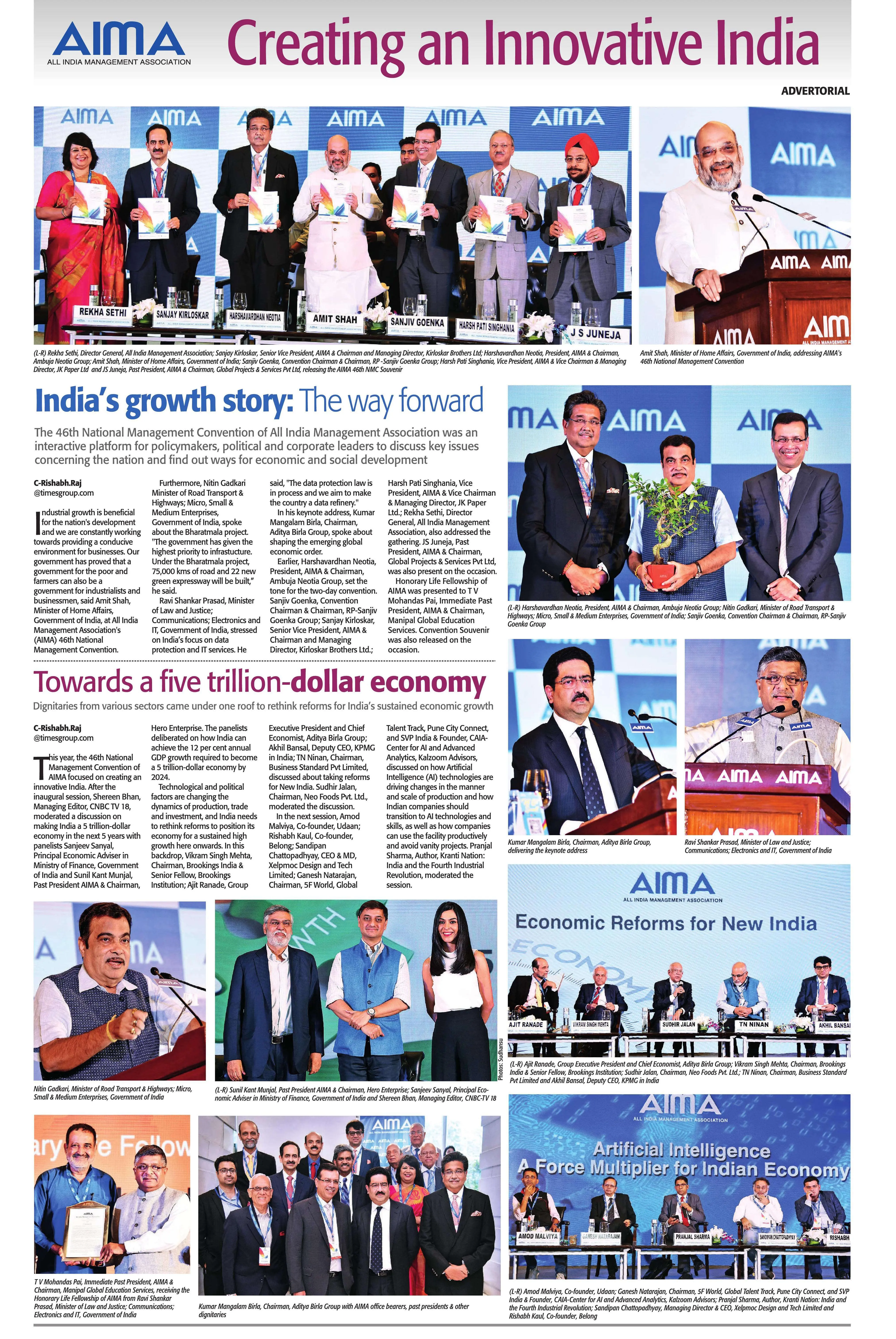 Economic Time Coverage AIMA