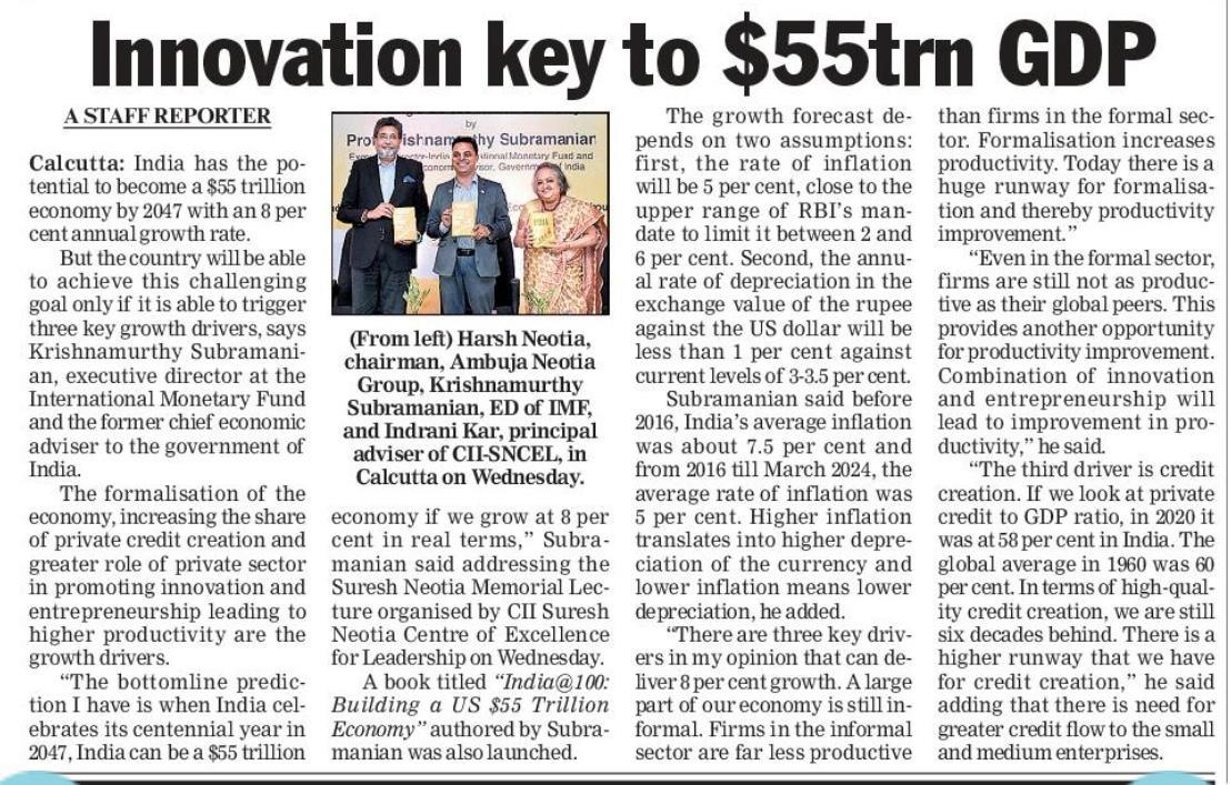 Innovation Key to $55trn to GDP - The Telegraph