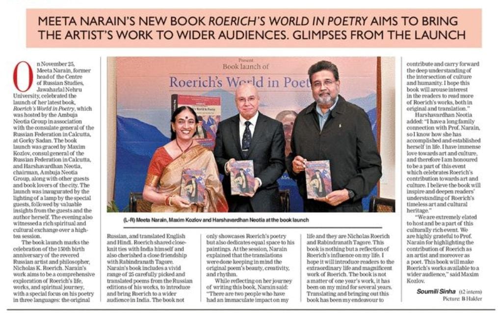 Roerich's World in Poetry T2(The Telegraph)